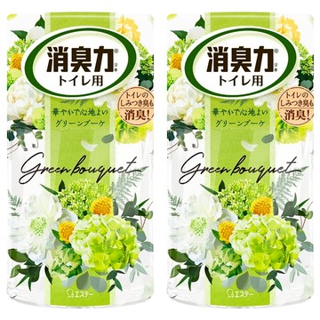 ST 雞仔牌 浴廁消臭力 綠花香  400ml  2瓶