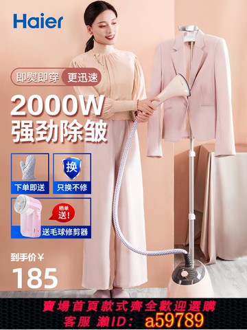【台灣公司 可打統編】海爾掛燙機家用小型蒸汽熨斗熨燙機立式大功率服裝店專用熨燙衣服
