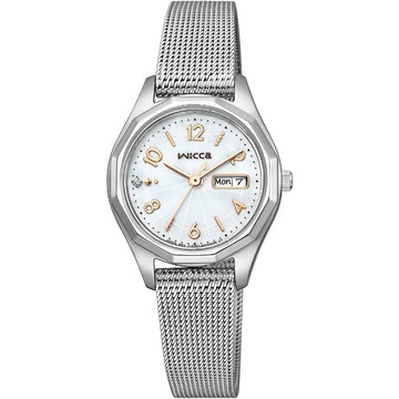 送禮首選★CITIZEN wicca甜美少女系列太陽能腕錶KH3-517-11 附提袋【全館滿額折價★APP下單點數4倍送】線上購買享_實體門市同步服務