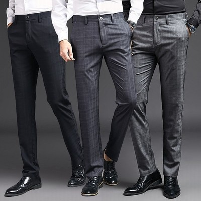 3色スラックス メンズ チェック柄秋冬厚手 ビジネススラックス スリム ノータック ズボン ウォッシャブル スーツパンツ 洗える 通勤紳士 通販 Lineポイント最大get Lineショッピング