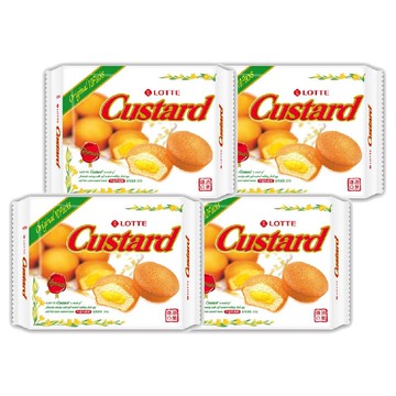 【Lotte 樂天】蛋黃派x4袋(10顆/袋)