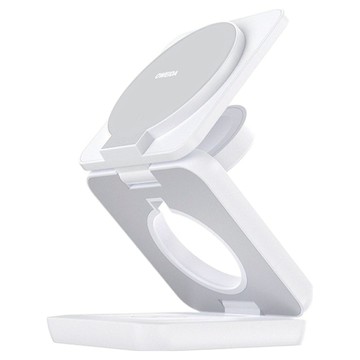 OWEIDA 歐威達 三合一折疊式磁吸無線充電站  白色  1個