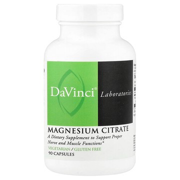 DaVinci Laboratories, 檸檬酸鎂，90 粒膠囊（每粒膠囊 140 毫克）