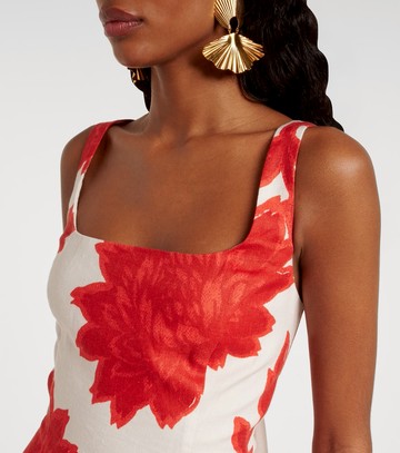 SIR Floral linen maxi dress