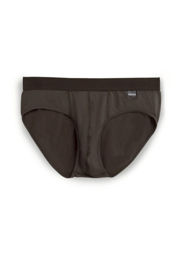 男款_吸濕排汗機能系列．腰帶三角內褲(咖啡豆-塗鴉織標)