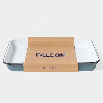 英國Falcon 獵鷹琺瑯 琺瑯托盤 灰藍