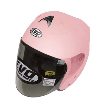 【通勤首選】EVO CA335 Type_R Plus 素色 消光櫻花粉 3/4罩安全帽