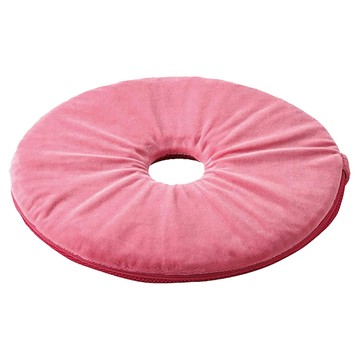 COGIT 蜂巢凝膠雙面輕薄甜甜圈坐墊 涼感透氣  直徑36cm 厚度3cm  覆盆莓粉  1個