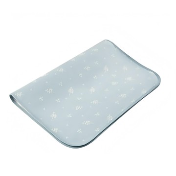 Kori Deer 可莉鹿 純棉表層透氣防水可水洗寶寶隔尿墊  60 x 90cm  綠色樹葉 灰綠色  1入