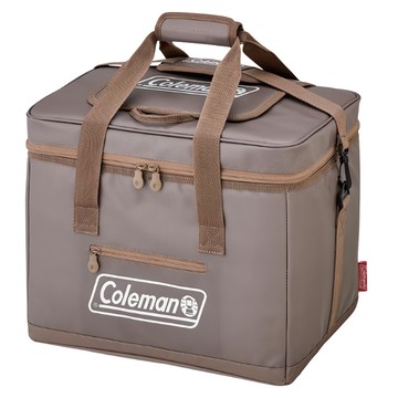 Coleman 保冷袋 可容納20瓶500毫升寶特瓶 可拆卸鋁箔襯裡  灰咖啡  25L