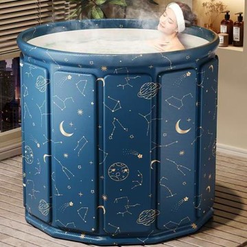 泡澡桶折疊大人成人家用兒童全身浴桶浴缸可坐浴盆沐浴專用洗澡桶