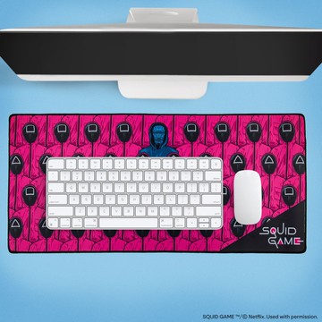 魷魚遊戲桌垫 - 負責人及守衛