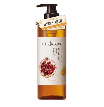 Hair Recipe 髮的食譜 蜂蜜石榴水潤亮澤洗髮露530ml