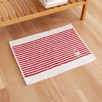 CASA 橫紋可水洗家居地墊-45x60cm-2色可選 褐色