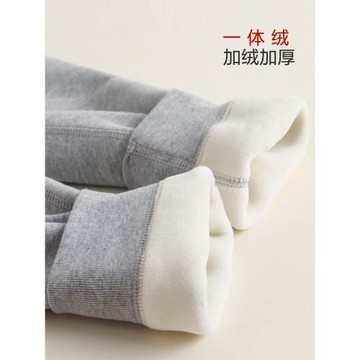 男童保暖褲一體絨內穿加絨兒童單條純棉加厚中大童熱能秋褲男孩冬