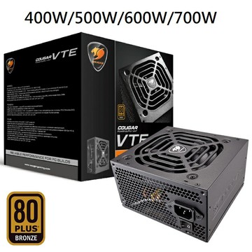 【享最高折300】COUGAR 美洲獅 VTE 400W 80PLUS 銅牌電源供應器