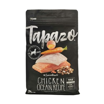 Tapazo 特百滋 成幼犬 凍乾三重奏 低敏海魚配方 營養乾糧 豐富佐餐 暢享大口吃肉滿足感  907g  1包