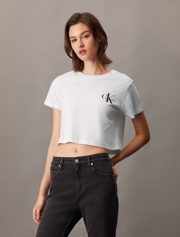 Calvin Klein Monogram 短版 T 裇