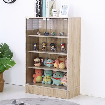 【微慢】加深款60x40雙門收納展示櫃 公仔櫃 模型櫃 玻璃櫃 BO115