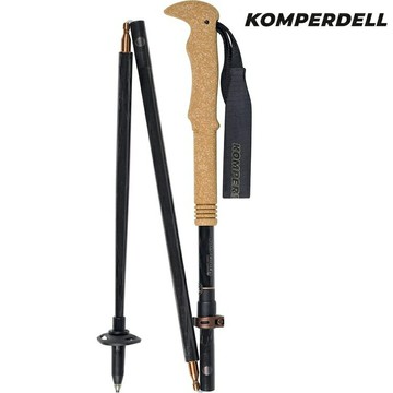 Komperdell Carbon FXP 4 輕量級全碳纖快折登山杖 1942363-10 (單支)