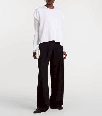 Fforme Faye high-rise wool wide-leg pants
