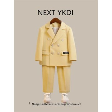 英國NEXT春秋男童西服套裝英倫周歲寶寶中小童花童表演出服婚禮服