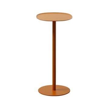 【日本ideaco】圓角邊桌(高50cm)-多色可選-橘