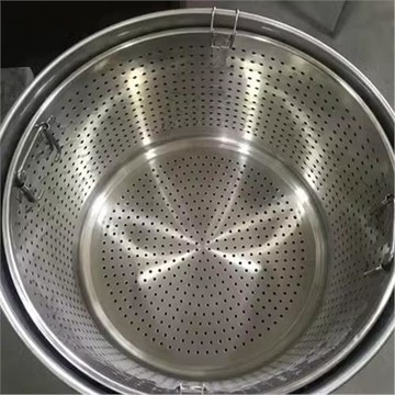 不銹鋼加厚漏桶瀝水桶洗小龍蝦桶多功能商用鹵蝦桶鹵水桶湯桶內膽