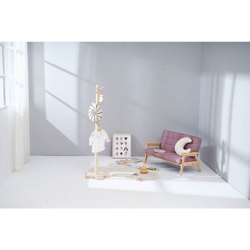 MesaSilla 童伴衣帽架(橡膠木、金屬/多色/36×36×126cm)