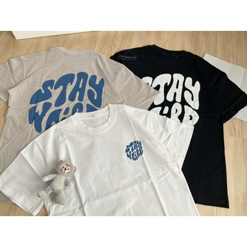 【MasCool】STAYWEIRD 扭曲 短袖 短T 短TEE 休閒 短袖 短T 短踢 素踢 落肩 韓國