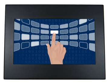 AiM TOUCH Panel Mount 工業控制 7吋觸控式螢幕WXGA(隨貨贈固定片)