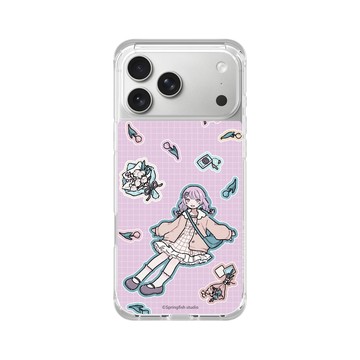 iPhone 17 Pro Max ClearX (MagSafe 兼容) 晶透白 - 瑟拉斯蒂歐 - 幻月 - 可愛的阿月