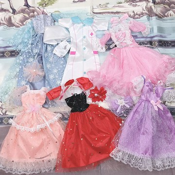 💖貝兒優選💖【精品娃衣】60釐米洋娃娃衣服換裝古代衣服公主禮服時尚婚紗套裝女孩玩具