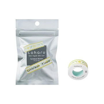 【KING JIM】TEPRA LITE 熱感式標籤薄膜自黏膠帶 13mm 提洛爾花