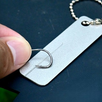 金剛石磨刀石 超硬金剛 磨魚鉤 魚鉤銼 小型磨刀器 釣魚用具 磨刀器 釣魚工具 磨刀片【FF032】99750走走去旅行