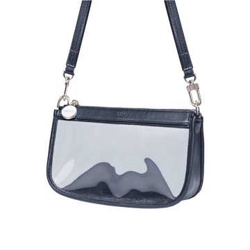 【LIEVO】 真皮2WAY側肩背/手提包(CT03午夜藍)