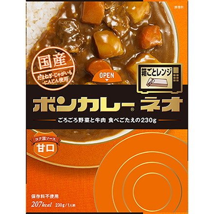 大塚食品 ボンカレーネオ コク深ソース オリジナル甘口 1食