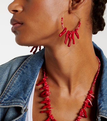 Isabel Marant Jolana embellished hoop earrings