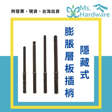 【五金小姐】隱藏式膨脹層板插梢 層板托 隱藏層板支架 隔板支架 層板支撐 層板支架 插梢 五金 DIY