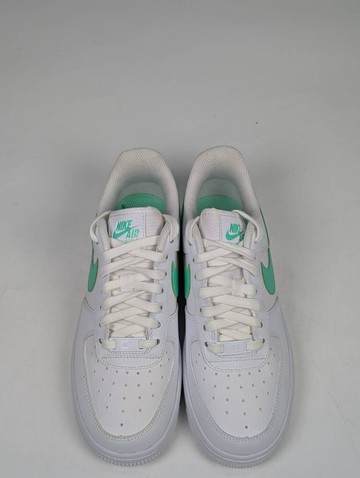 微瑕疵-左右腳微泛黃 315115-164 W6.5 NIKE AIR FORCE 1 AF1 TIFFANY 薄荷綠