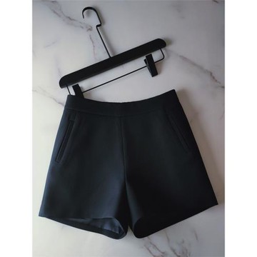 黑色西裝a字短褲女2025秋冬新款高腰顯瘦闊腿ins外穿休閑大碼靴褲