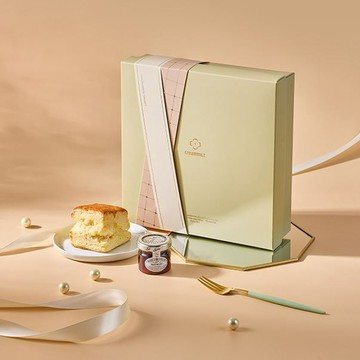 【creammm.t】司康奶油茶原味組合 草莓果醬｜草莓季甜點