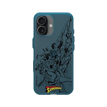 iPhone 17 Clear (相機按鈕) 夜幕藍 - Superman - Superman-英雄現身！