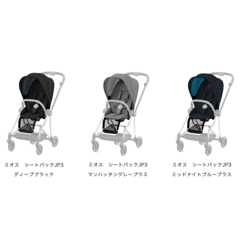 ベビーカーcybex MIOS サイベックス ミオス フレーム＆シートJP3