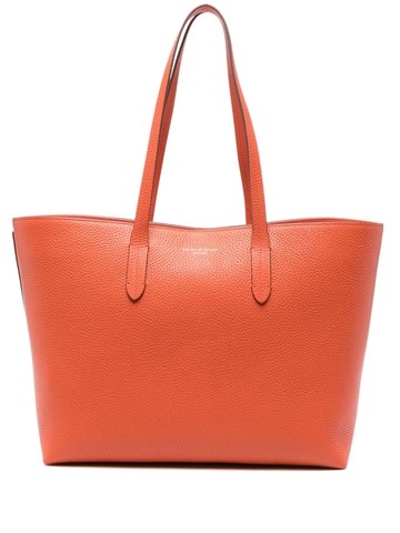 Aspinal Of London - East West leather tote bag - women - Calf Leather - One Size - Orange