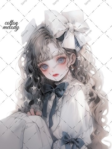 原創貼紙 No.257 人物貼紙 原創貼紙 人物貼紙 女孩貼紙 原創人物貼紙