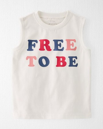 Toddler Organic Cotton Free To Be Tank