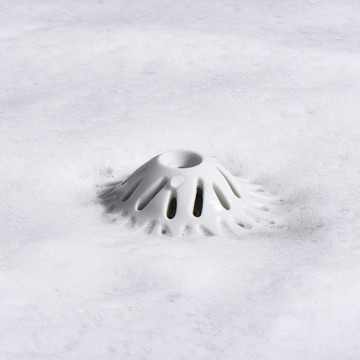 米鹿設計｜浴山 浴室毛髮濾網｜矽膠材質 防阻塞排水孔蓋 排水網 面盆 台灣製造