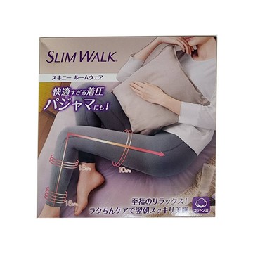 SLIMWALK居家美腿壓力褲M灰色
