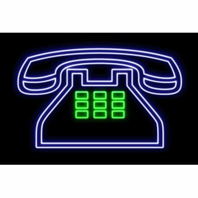 即納可能箱ボロ特価 2 ネオン 黒電話 2 電話 でんわ イラスト アイコン テレフォン ネオンライト 電飾 Led ライト サイン Neon 在庫あり Www Emaafesp Gov Co